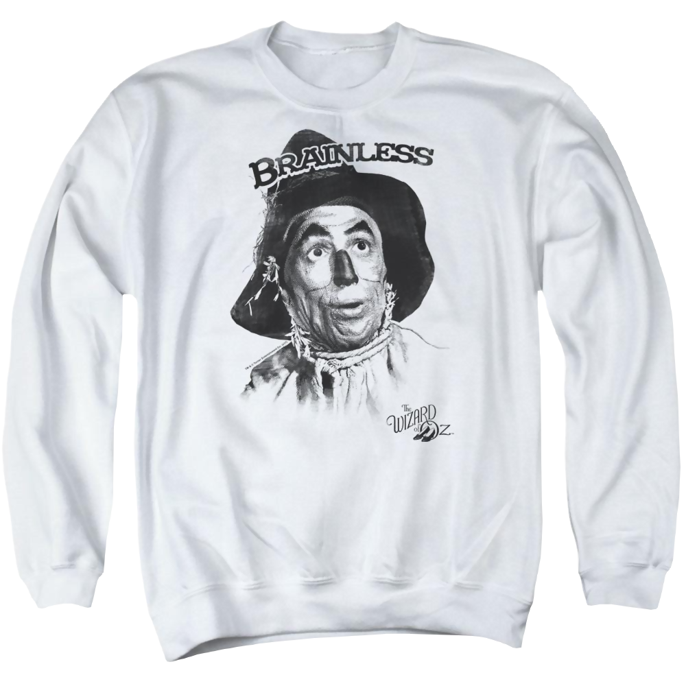 Wizard of Oz Brainless Men's Crewneck Sweatshirt Men's Crewneck Sweatshirt Wizard of Oz