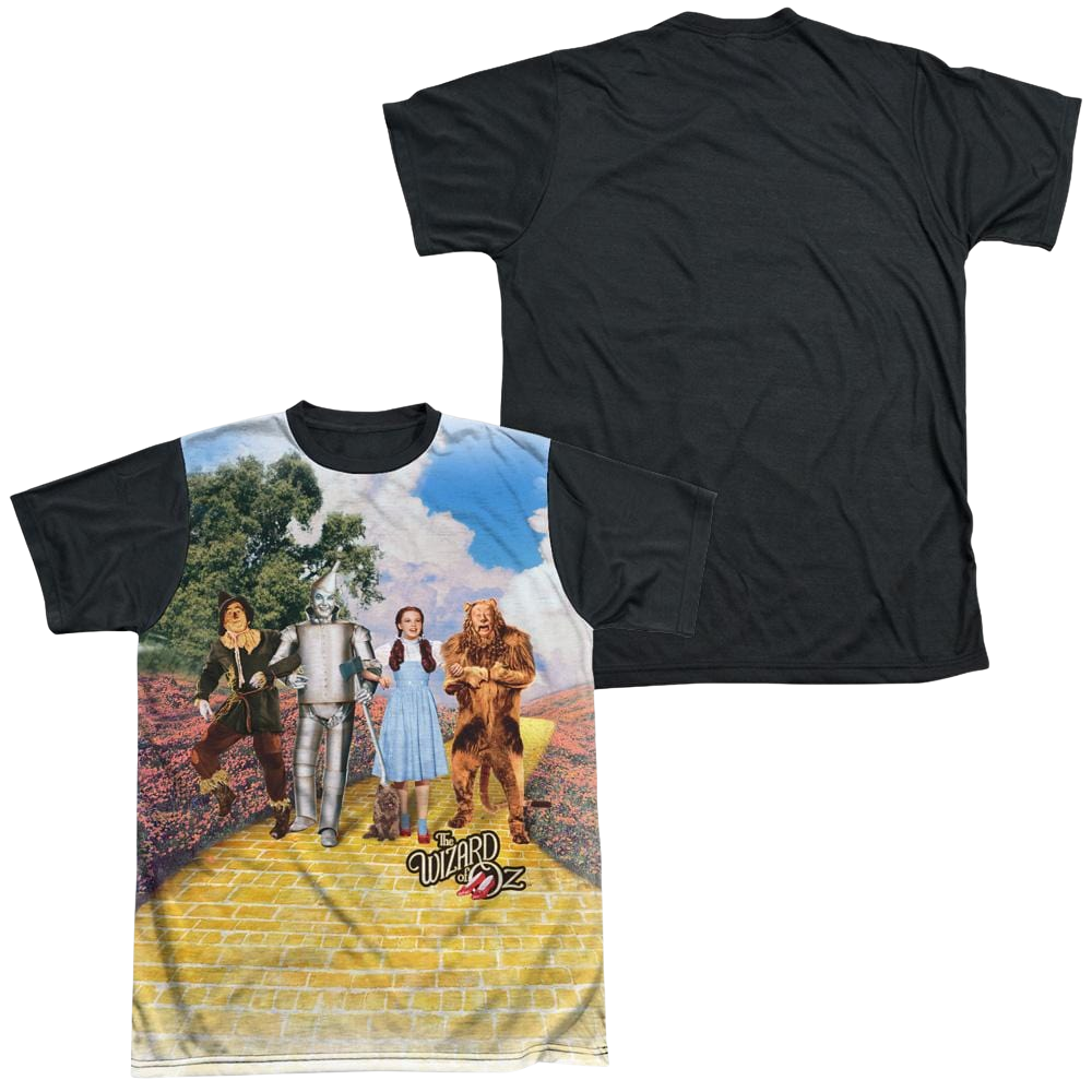 Woz On The Road Men's Black Back T-Shirt Men's Black Back T-Shirt Wizard of Oz