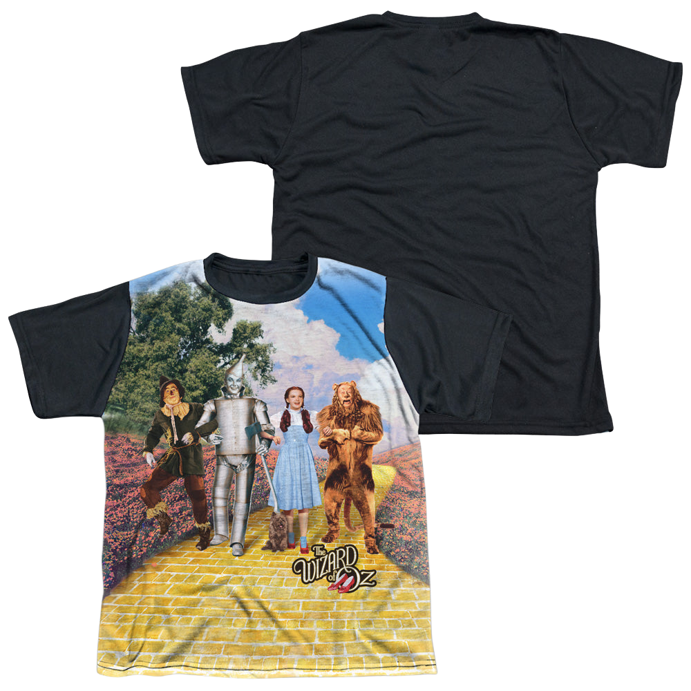 Wizard of Oz On The Road - Youth Black Back T-Shirt Youth Black Back T-Shirt (Ages 8-12) Wizard of Oz