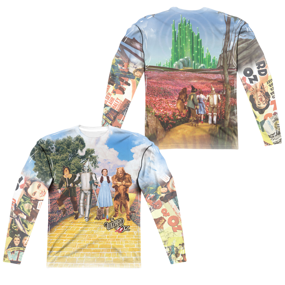 Woz On The Road Men's All-Over Print T-Shirt Men's All-Over Print Long Sleeve Wizard of Oz