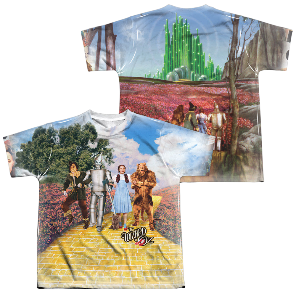 Wizard of Oz On The Road (Front/Back Print) - Youth All-Over Print T-Shirt Youth All-Over Print T-Shirt (Ages 8-12) Wizard of Oz