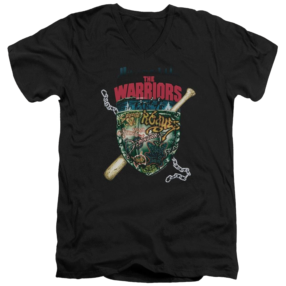 The Warriors Shield Men's V-Neck T-Shirt Men's V-Neck T-Shirt The Warriors