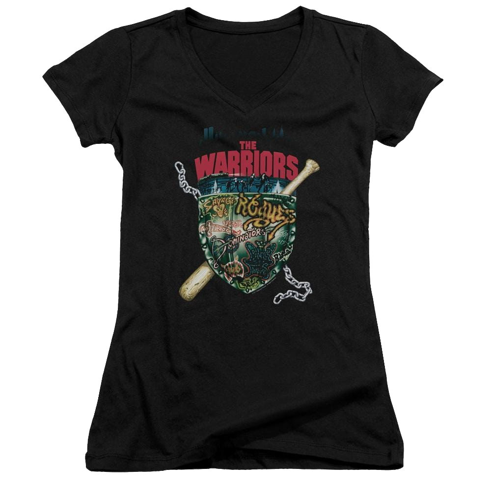 The Warriors Shield Juniors V-Neck T-Shirt Juniors V-Neck T-Shirt The Warriors