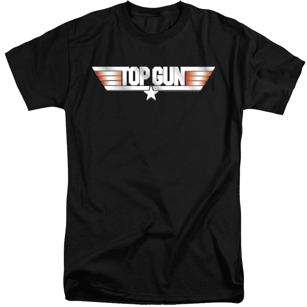 Top Gun Logo - Men's Tall Fit T-Shirt Men's Tall Fit T-Shirt Top Gun