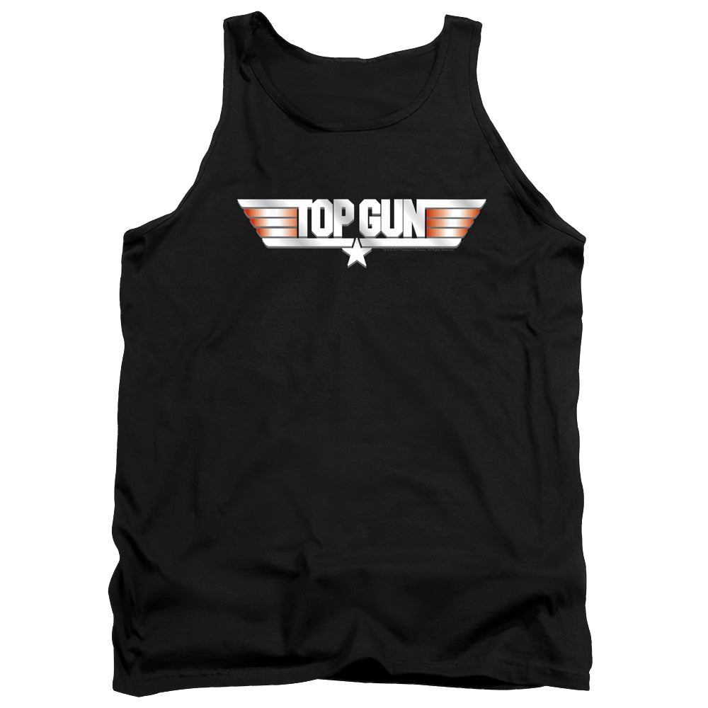 Top Gun Logo - Men's Tank Top Men's Tank Top Gun