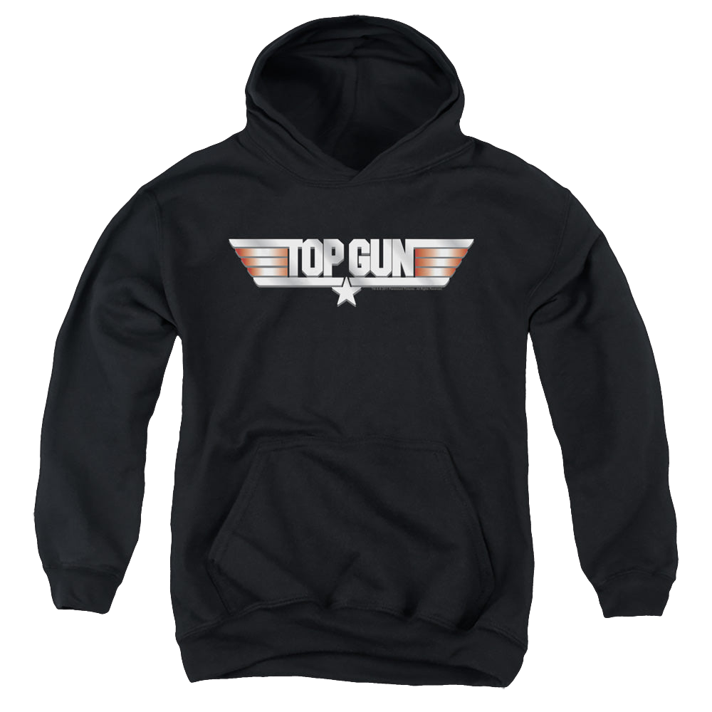 Top Gun Logo - Youth Hoodie Youth Hoodie (Ages 8-12) Top Gun