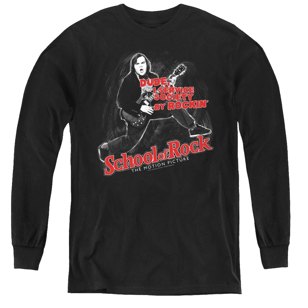 School Of Rock Rockin - Youth Long Sleeve T-Shirt Youth Long Sleeve T-Shirt School of Rock