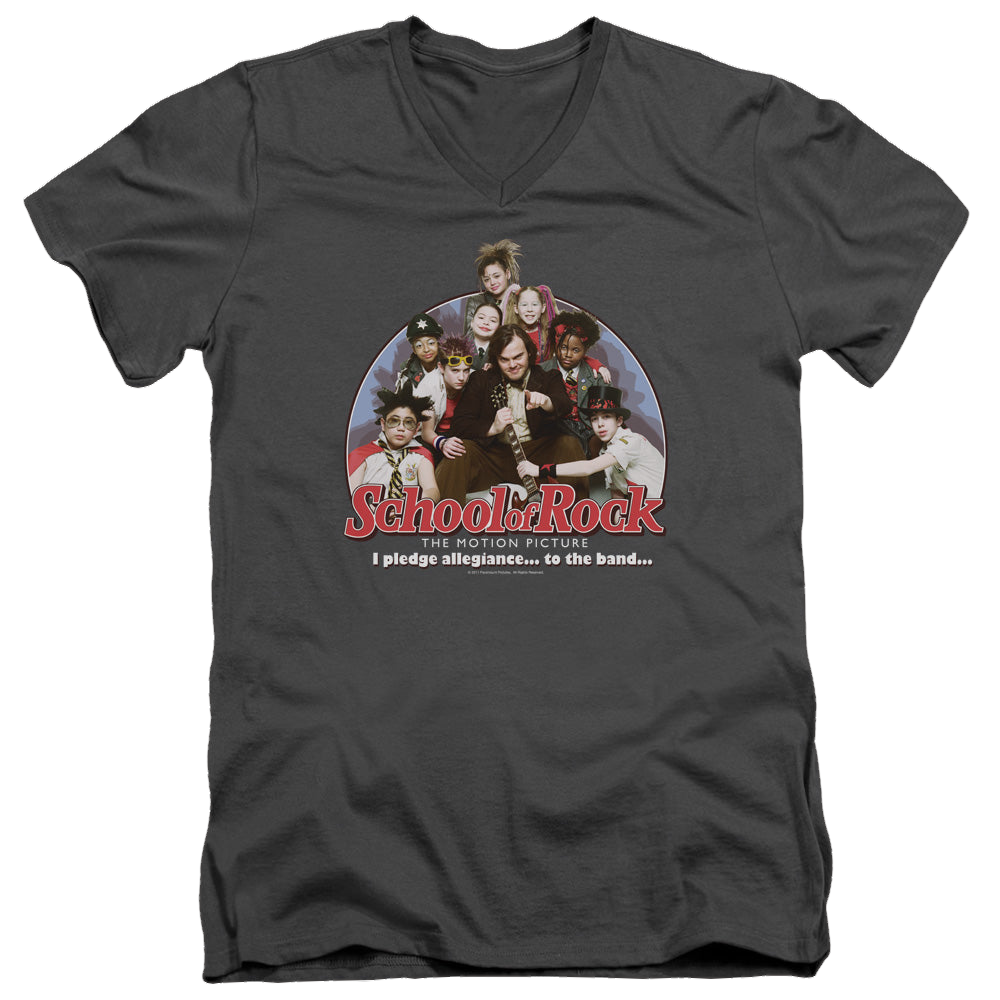 School of Rock I Pledge Allegiance - Men's V-Neck T-Shirt Men's V-Neck T-Shirt School of Rock
