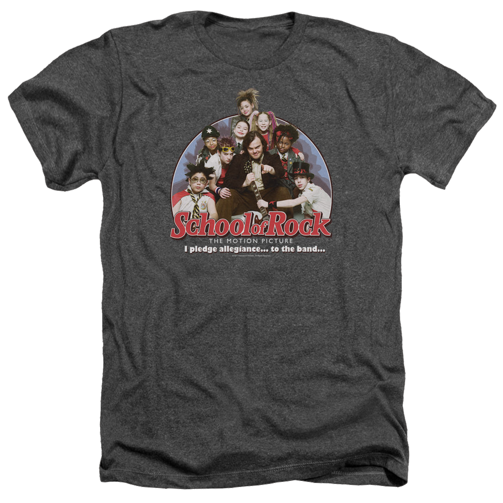 School of Rock I Pledge Allegiance - Men's Heather T-Shirt Men's Heather T-Shirt School of Rock