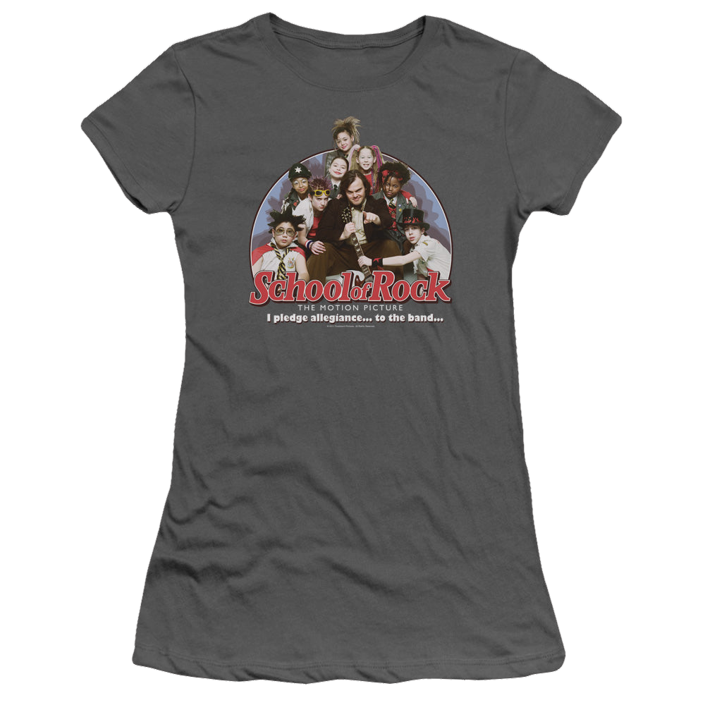 School of Rock I Pledge Allegiance - Juniors T-Shirt Juniors T-Shirt School of Rock