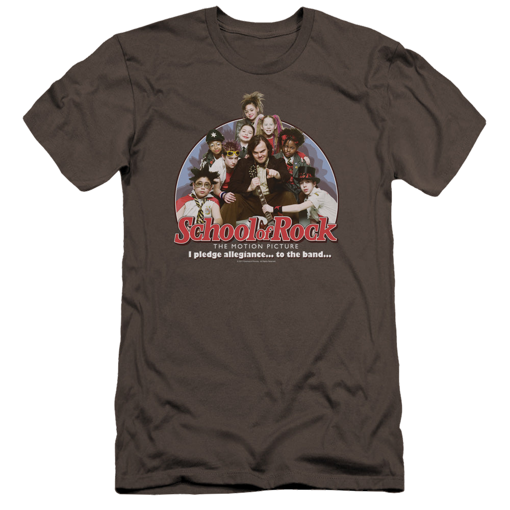 School of Rock I Pledge Allegiance - Men's Premium Slim Fit T-Shirt Men's Premium Slim Fit T-Shirt School of Rock