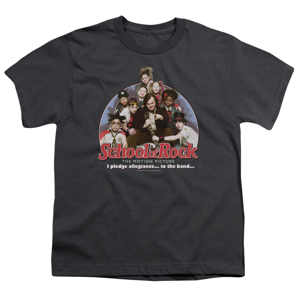 School of Rock I Pledge Allegiance - Youth T-Shirt Youth T-Shirt (Ages 8-12) School of Rock