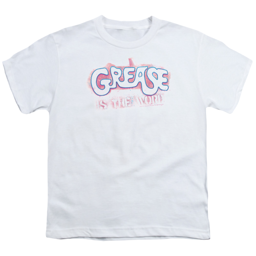 Grease Grease Is The Word - Youth T-Shirt (Ages 8-12) Youth T-Shirt (Ages 8-12) Grease