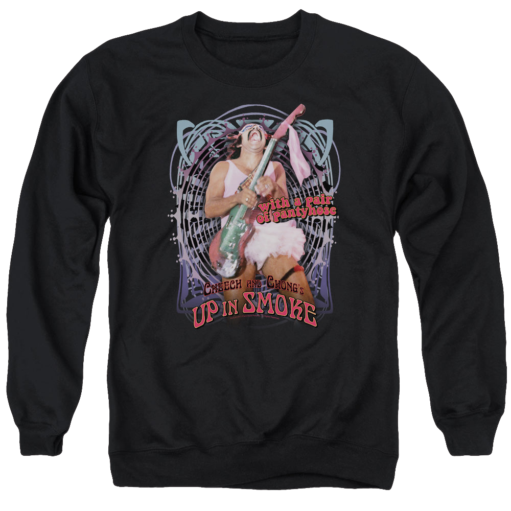 Up in Smoke Pantyhose - Men's Crewneck Sweatshirt Men's Crewneck Sweatshirt Cheech & Chong