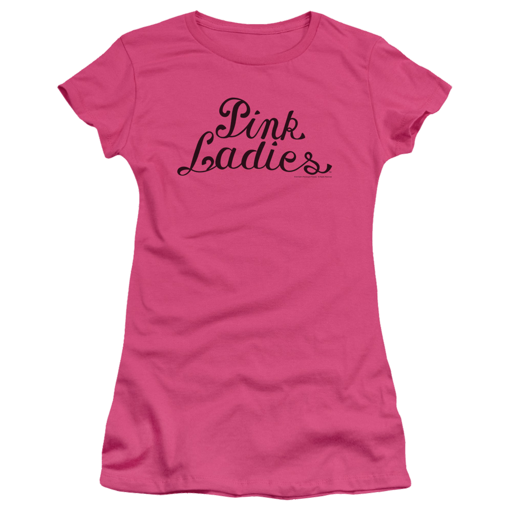Grease Pink Ladies Logo - Juniors T-Shirt Juniors T-Shirt Grease