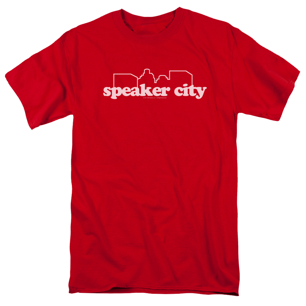 Old School Speaker City Logo - Men's Regular Fit T-Shirt Men's Regular Fit T-Shirt Old School