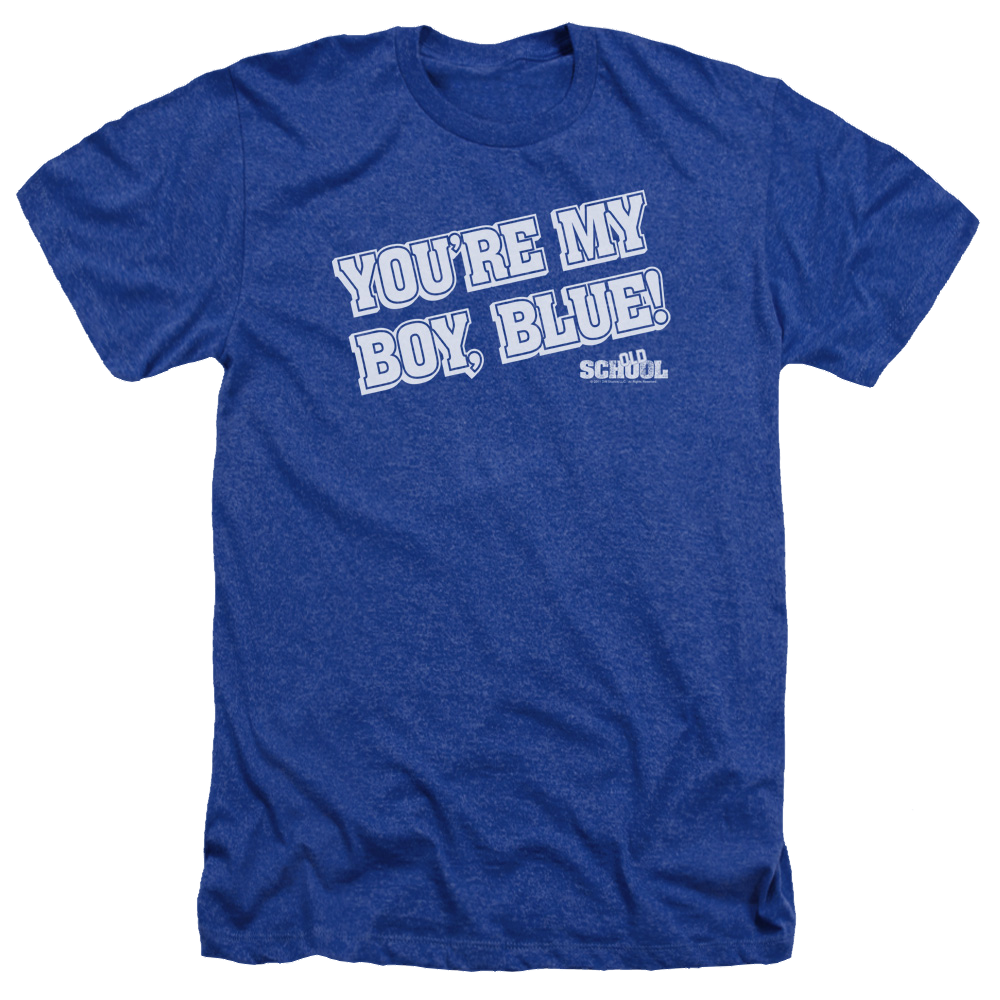 Old School My Boy Blue - Men's Heather T-Shirt Men's Heather T-Shirt Old School