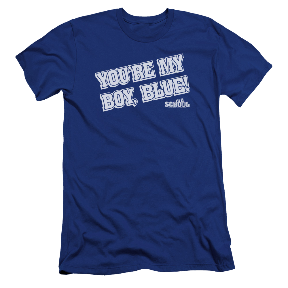 Old School My Boy Blue - Men's Premium Slim Fit T-Shirt Men's Premium Slim Fit T-Shirt Old School