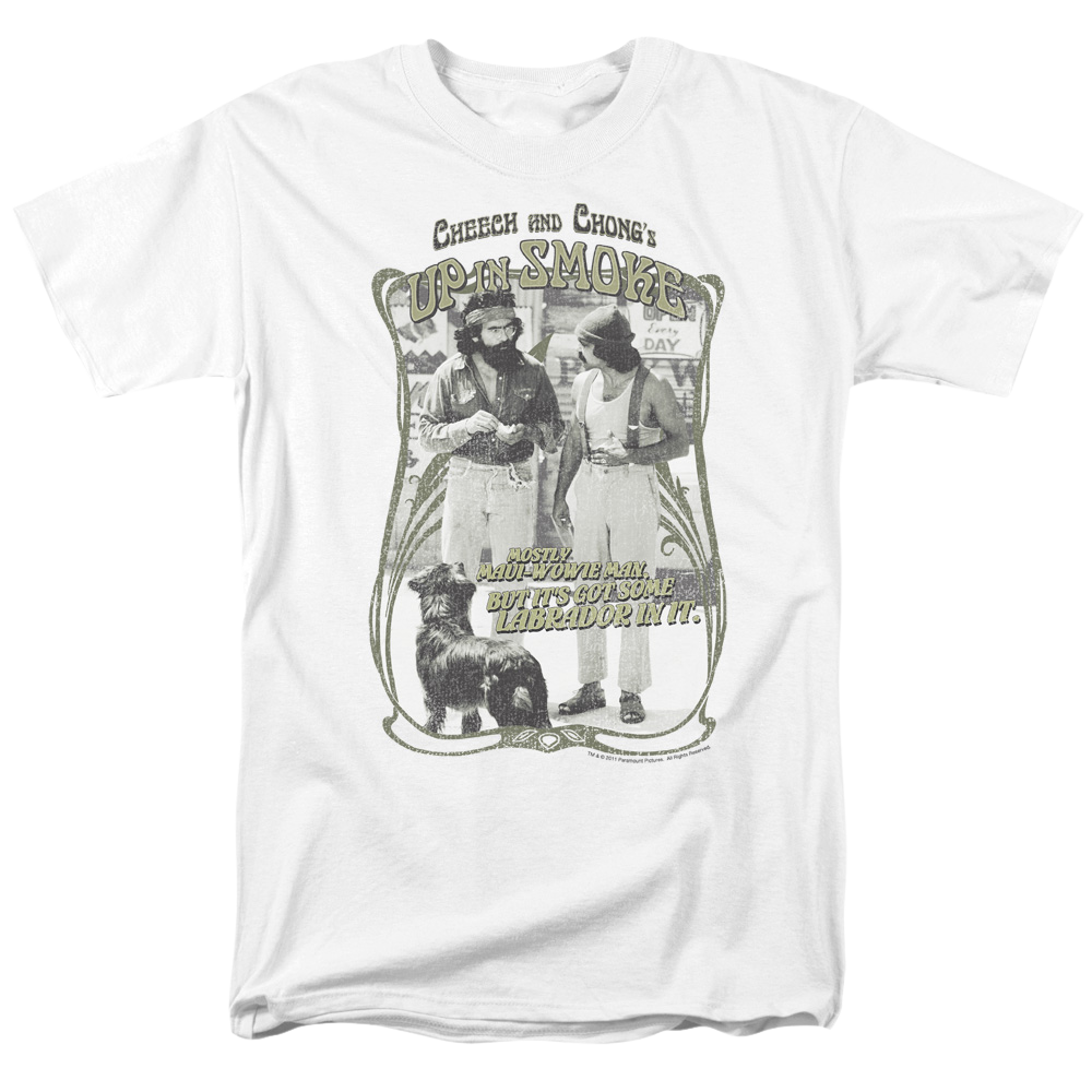 Up in Smoke Labrador - Men's Regular Fit T-Shirt Men's Regular Fit T-Shirt Cheech & Chong