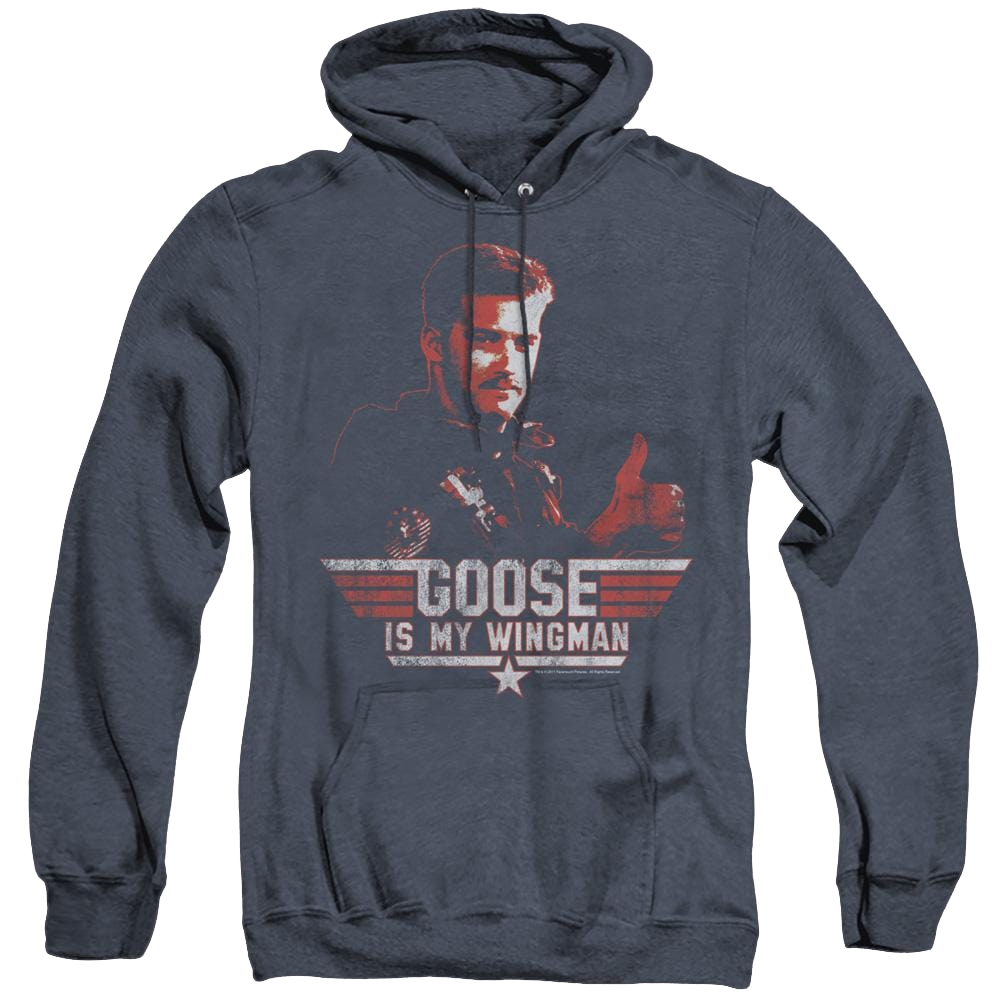 Top Gun Wingman Goose - Heather Pullover Hoodie Heather Pullover Hoodie Top Gun