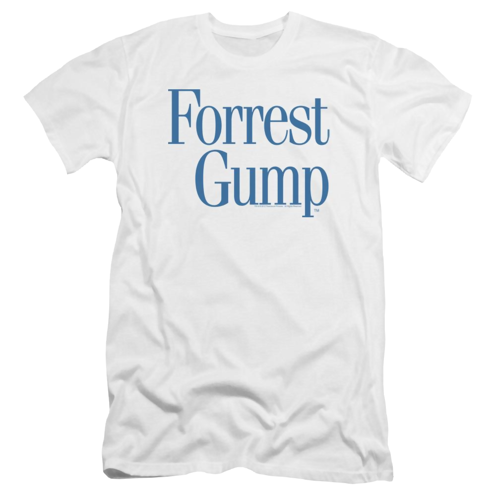 Forrest Gump Logo - Men's Premium Slim Fit T-Shirt Men's Premium Slim Fit T-Shirt Forrest Gump