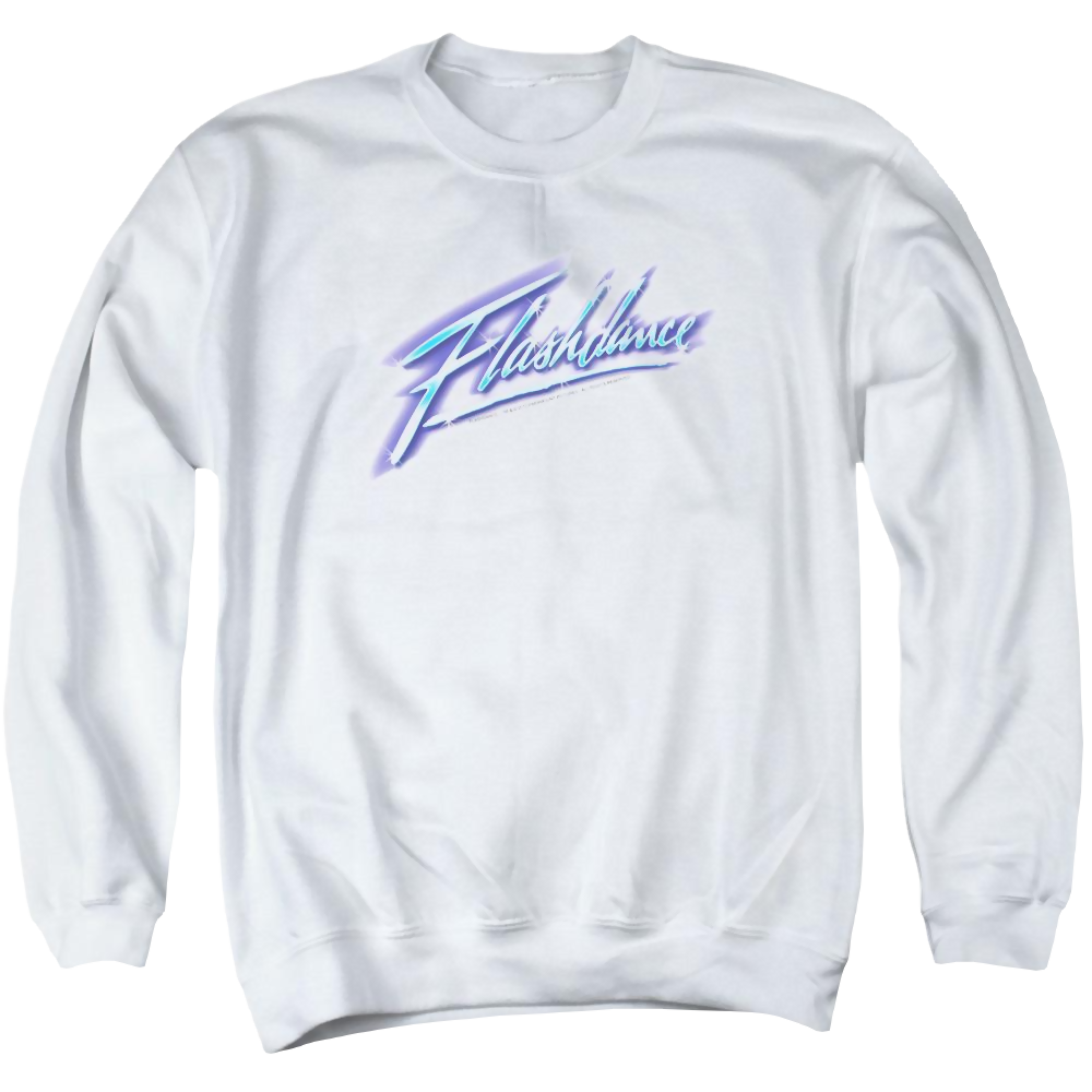 Flashdance Logo - Men's Crewneck Sweatshirt Men's Crewneck Sweatshirt Flashdance