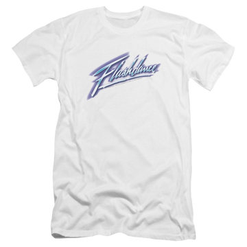 Flashdance Logo - Men's Premium Slim Fit T-Shirt Men's Premium Slim Fit T-Shirt Flashdance