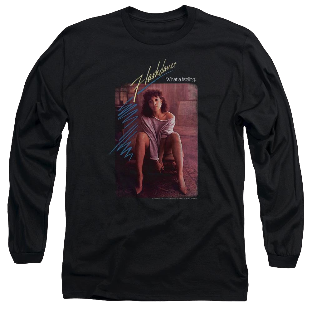 Flashdance Title - Men's Long Sleeve T-Shirt Men's Long Sleeve T-Shirt Flashdance
