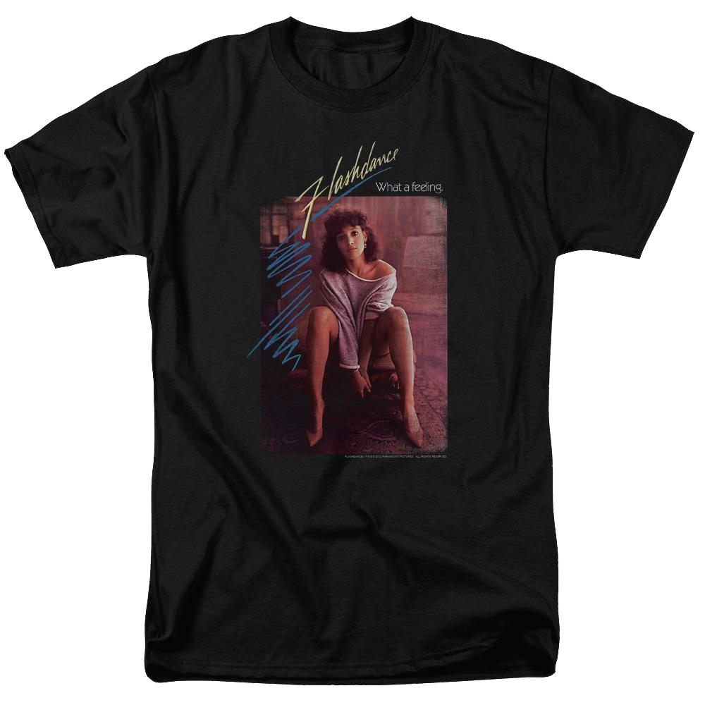 Flashdance Title - Men's Regular Fit T-Shirt Men's Regular Fit T-Shirt Flashdance