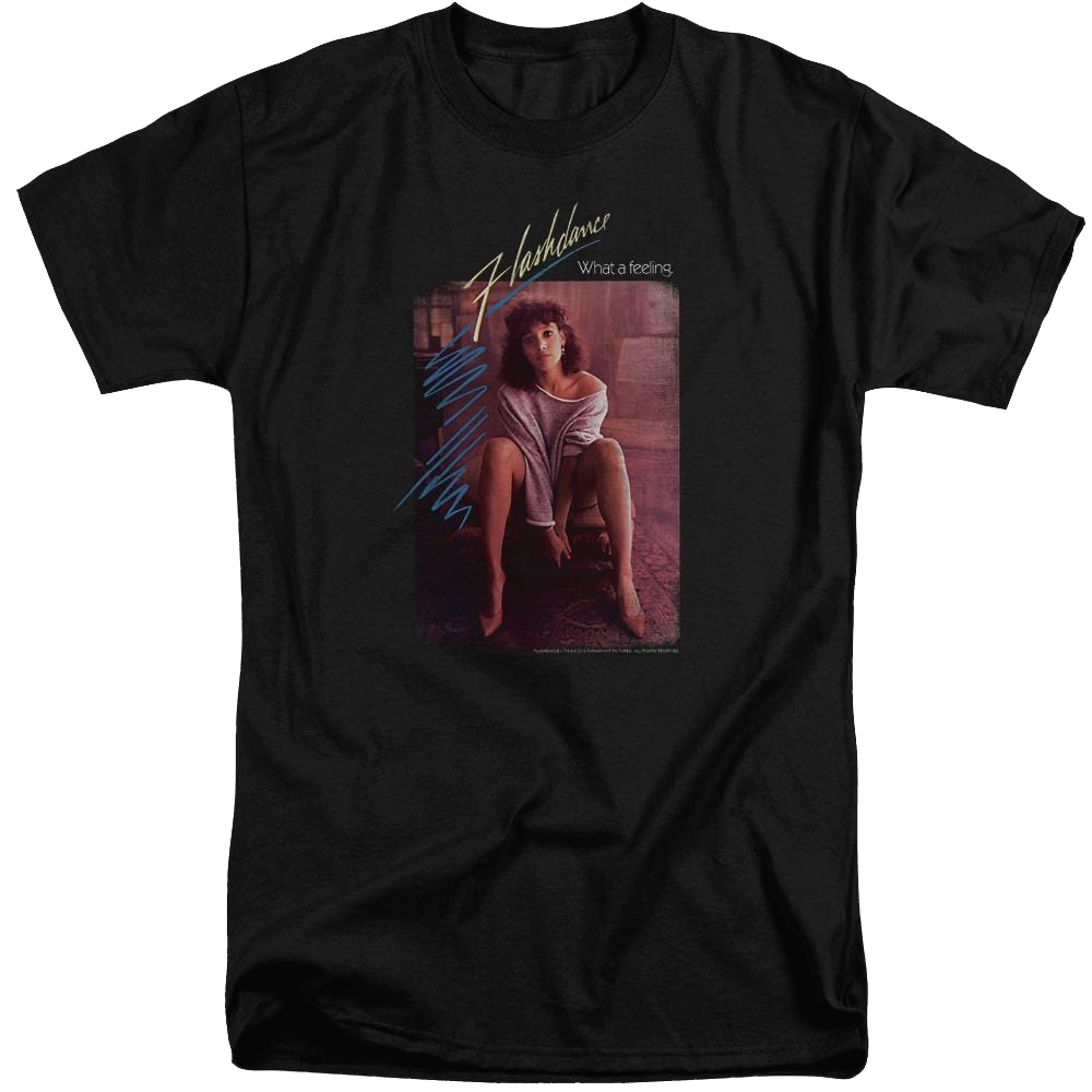 Flashdance Title - Men's Tall Fit T-Shirt Men's Tall Fit T-Shirt Flashdance