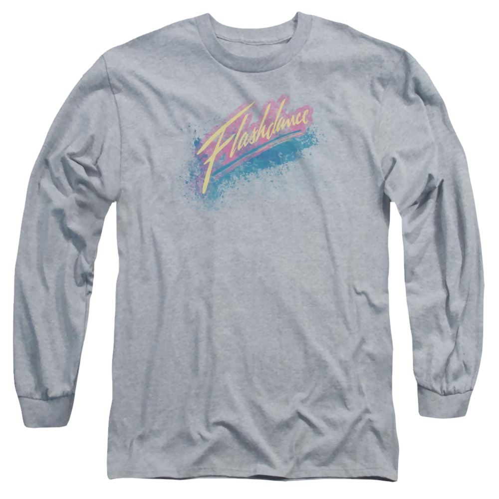 Flashdance Spray Logo - Men's Long Sleeve T-Shirt Men's Long Sleeve T-Shirt Flashdance
