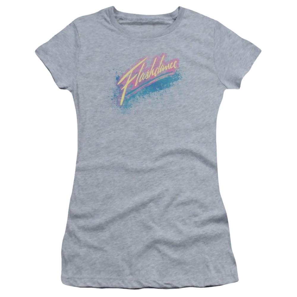 Flashdance Spray Logo - Juniors T-Shirt Juniors T-Shirt Flashdance