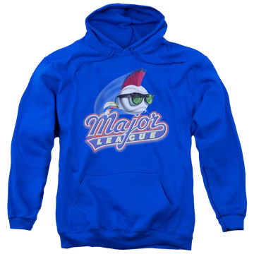 Royal pullover hoodie with Major League Title graphic