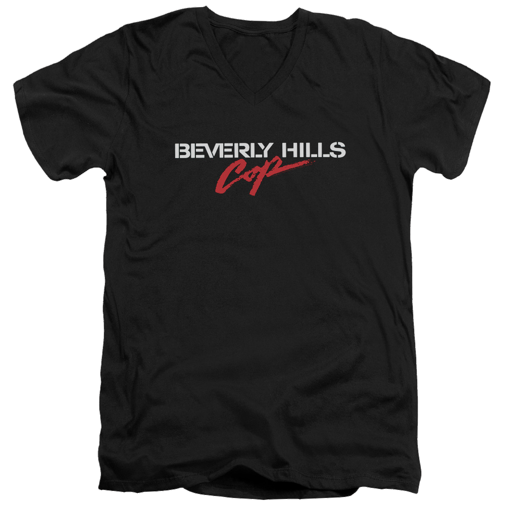 Beverly Hills Cop Logo - Men's V-Neck T-Shirt Men's V-Neck T-Shirt Beverly Hills Cop