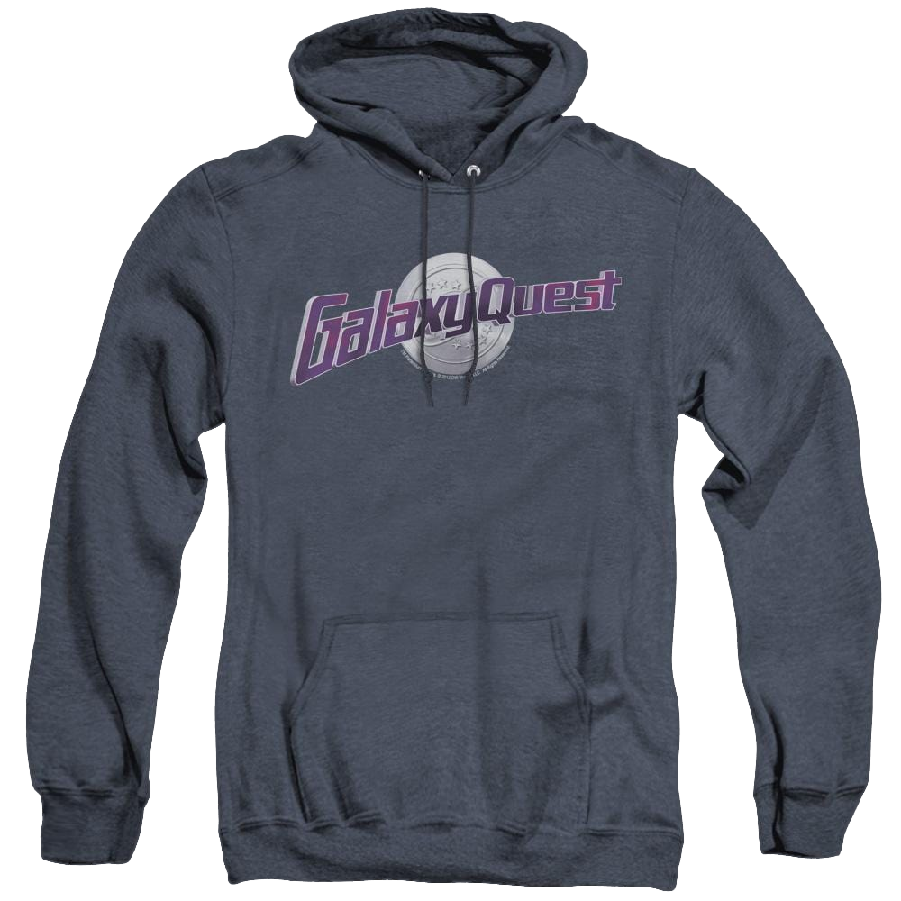 Galaxy Quest Logo - Heather Pullover Hoodie Heather Pullover Hoodie Galaxy Quest