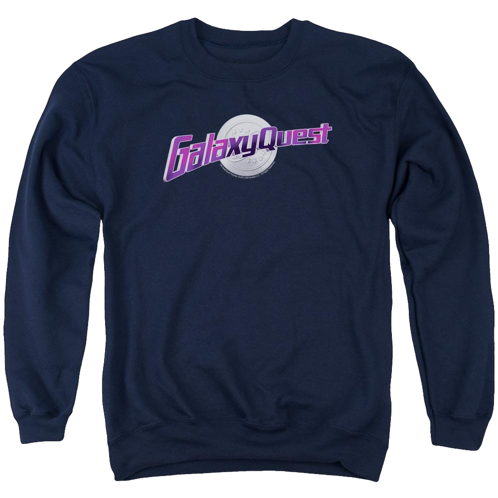 Galaxy Quest Logo - Men's Crewneck Sweatshirt Men's Crewneck Sweatshirt Galaxy Quest
