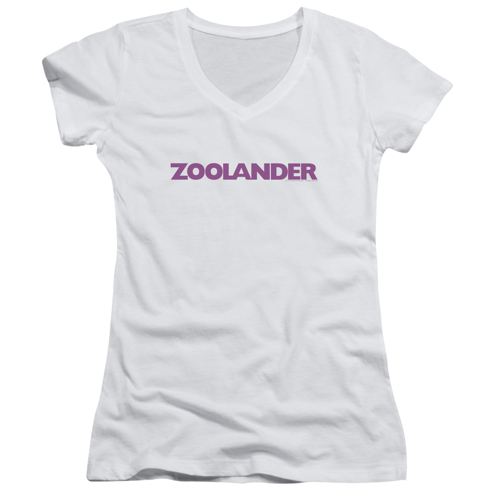 Zoolander Logo - Juniors V-Neck T-Shirt Juniors V-Neck T-Shirt Zoolander