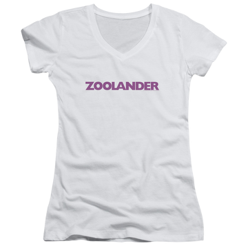 Zoolander Logo - Juniors V-Neck T-Shirt Juniors V-Neck T-Shirt Zoolander