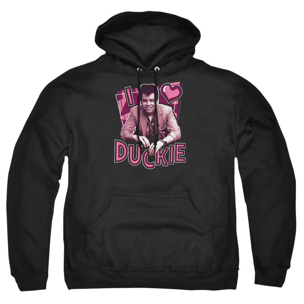 Pretty in Pink I Heart Duckie - Pullover Hoodie Pullover Hoodie Pretty in Pink