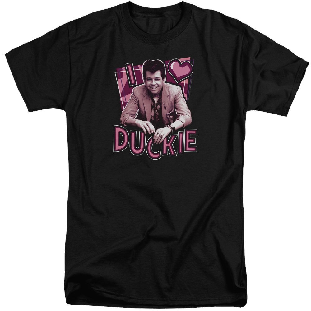 Pretty in Pink I Heart Duckie - Men's Tall Fit T-Shirt Men's Tall Fit T-Shirt Pretty in Pink
