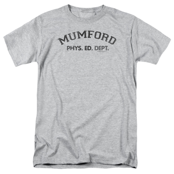 Athletic heather men's regular fit t-shirt with Beverly Hills Cop Mumford graphic