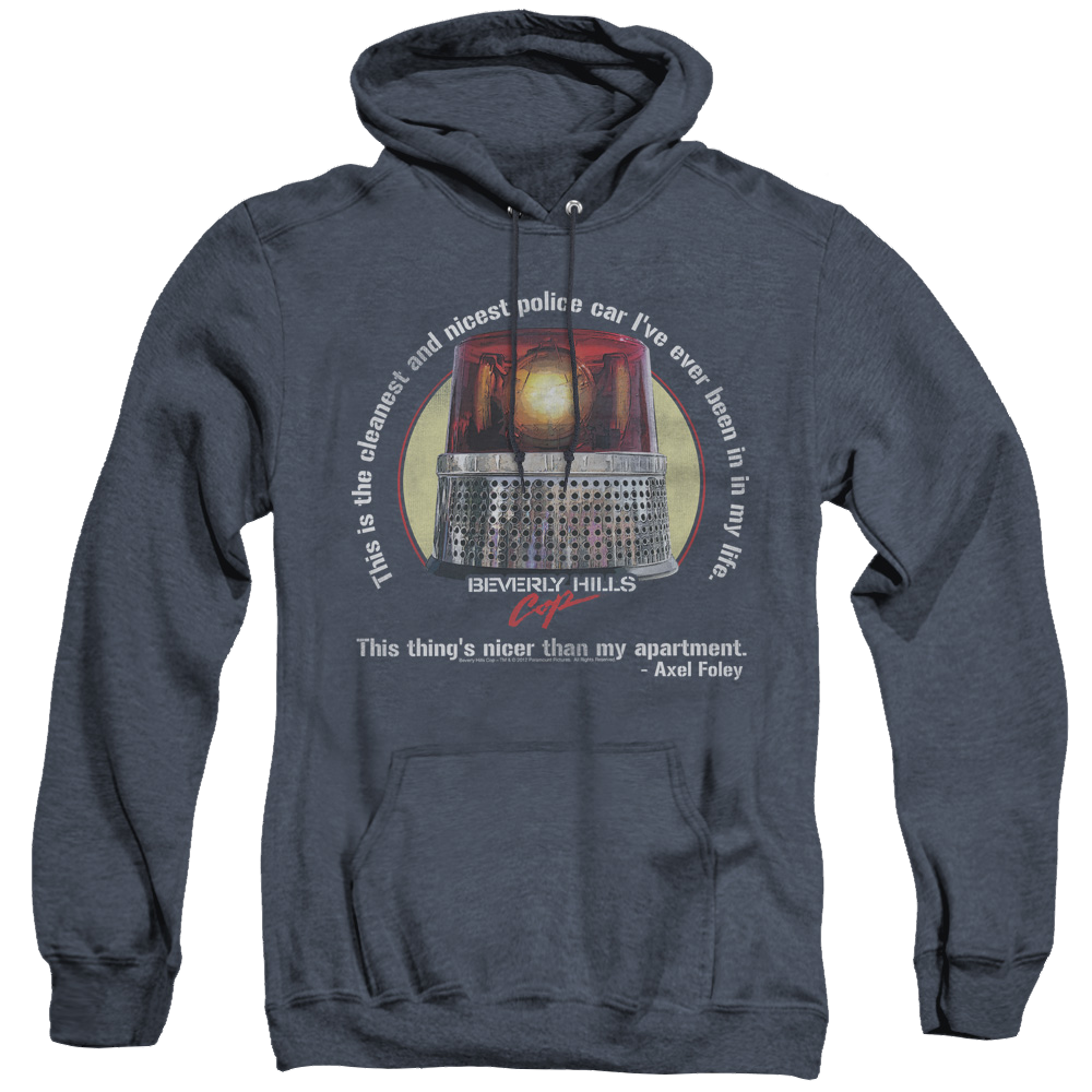 Beverly Hills Cop Nicest Police Car - Heather Pullover Hoodie Heather Pullover Hoodie Beverly Hills Cop