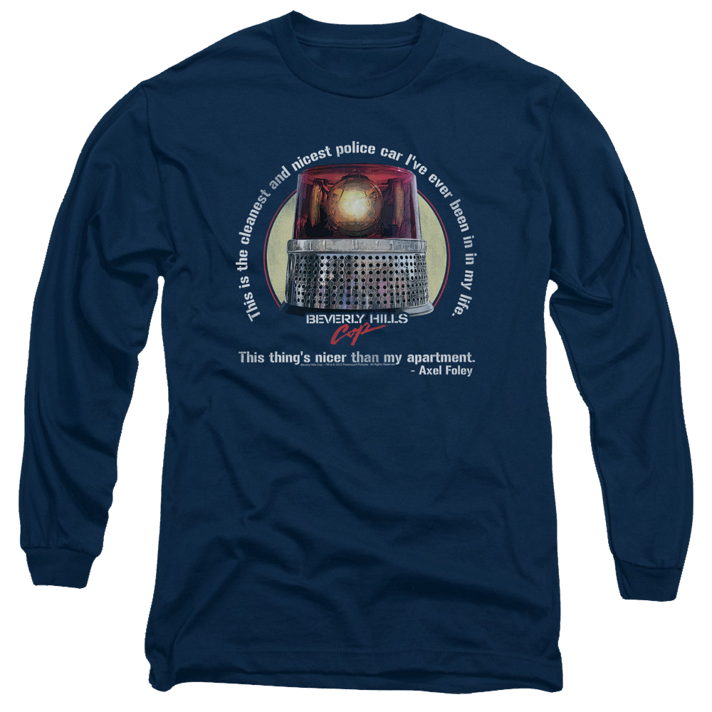 Beverly Hills Cop Nicest Police Car - Men's Long Sleeve T-Shirt Men's Long Sleeve T-Shirt Beverly Hills Cop