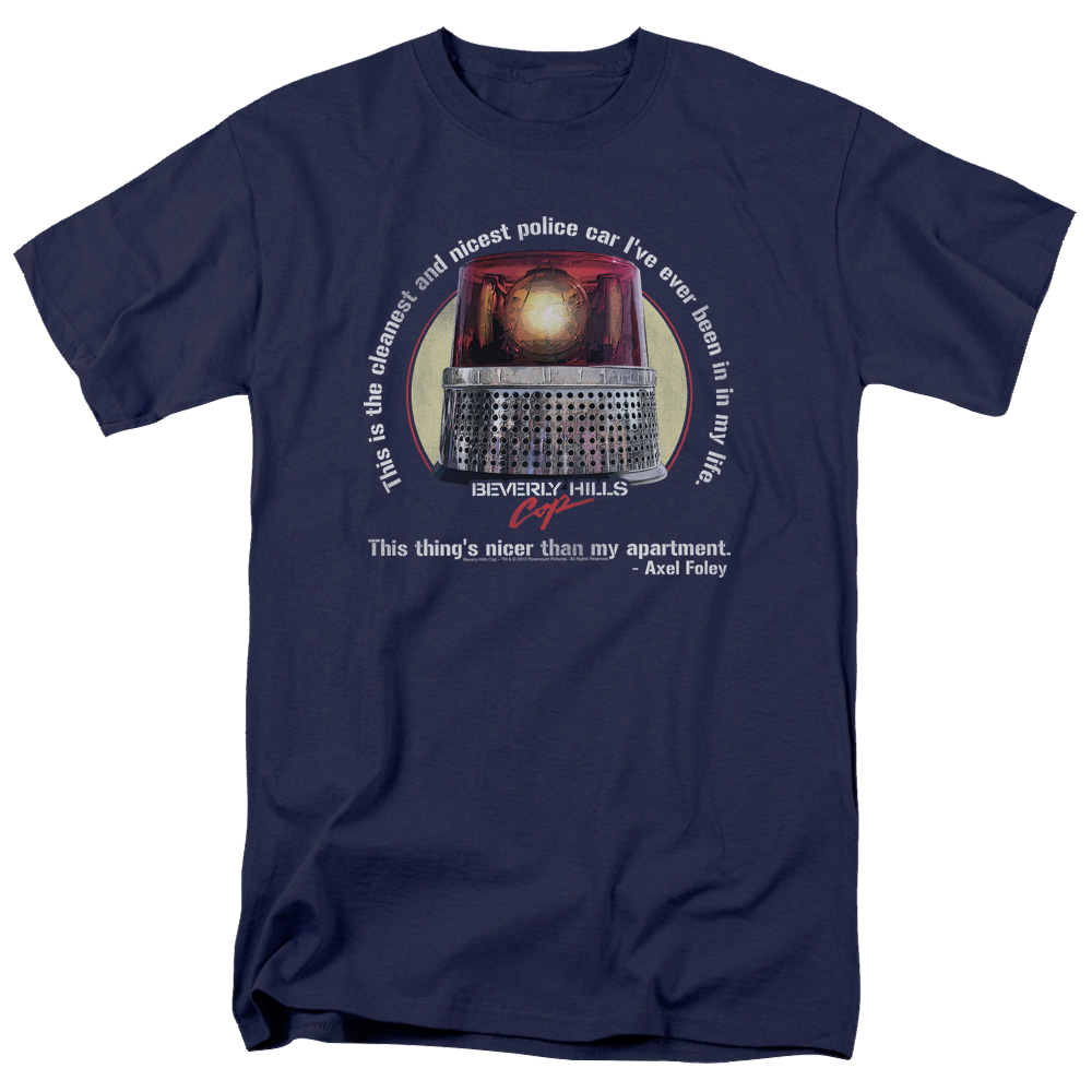 Beverly Hills Cop Nicest Police Car - Men's Regular Fit T-Shirt Men's Regular Fit T-Shirt Beverly Hills Cop