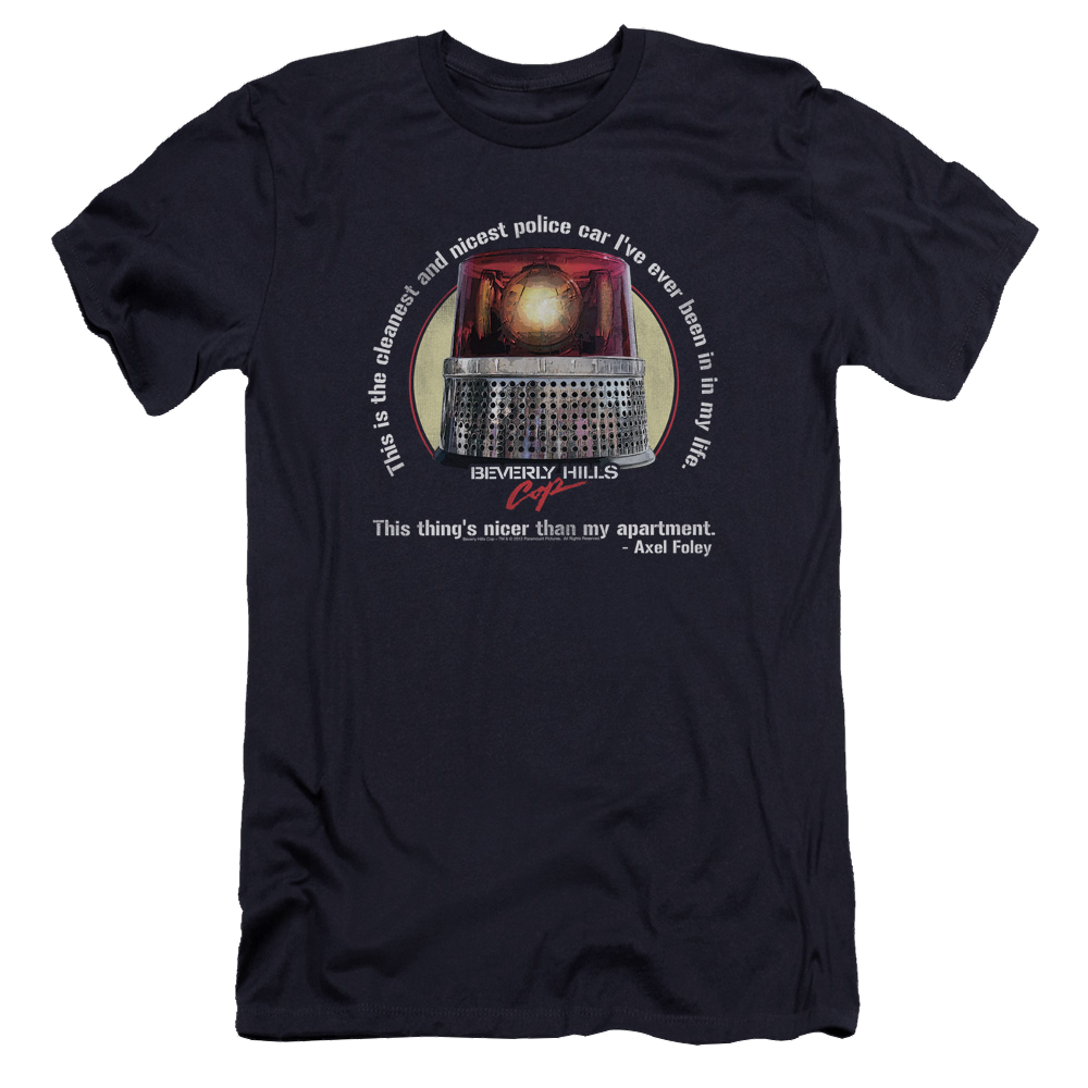 Beverly Hills Cop Nicest Police Car - Men's Premium Slim Fit T-Shirt Men's Premium Slim Fit T-Shirt Beverly Hills Cop