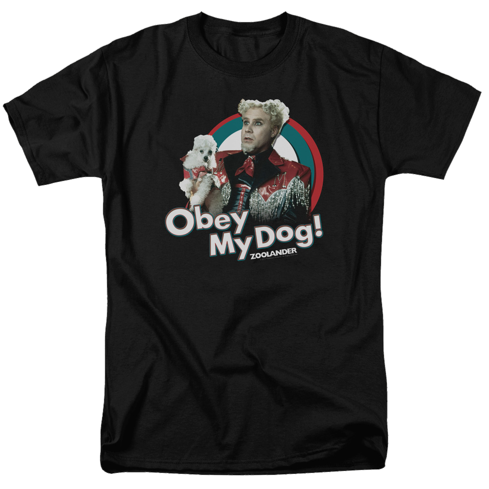 Zoolander Obey My Dog - Men's Regular Fit T-Shirt Men's Regular Fit T-Shirt Zoolander