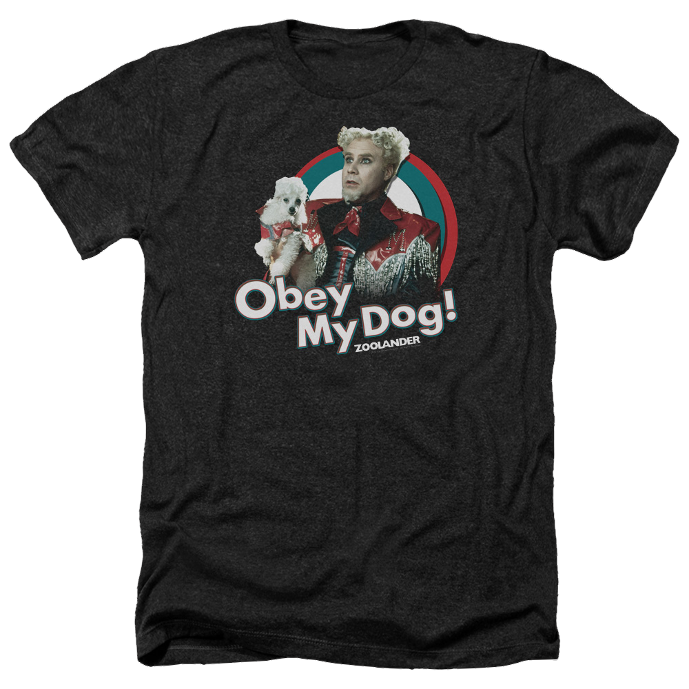 Zoolander Obey My Dog - Men's Heather T-Shirt Men's Heather T-Shirt Zoolander