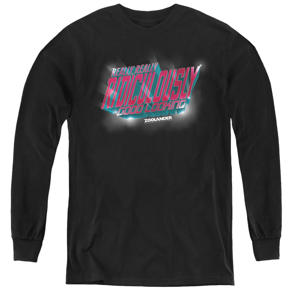 Zoolander Ridiculously Good Looking - Youth Long Sleeve T-Shirt Youth Long Sleeve T-Shirt Zoolander