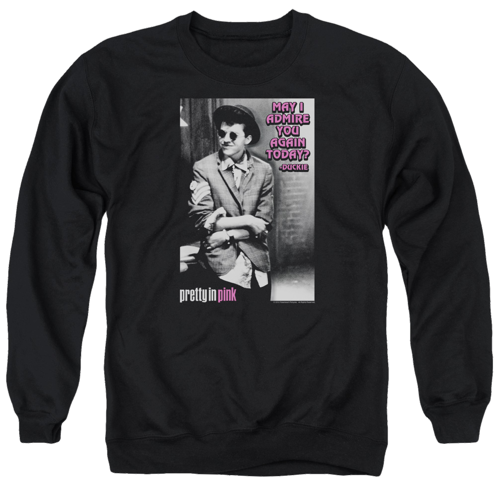 Pretty in Pink Admire - Men's Crewneck Sweatshirt Men's Crewneck Sweatshirt Pretty in Pink