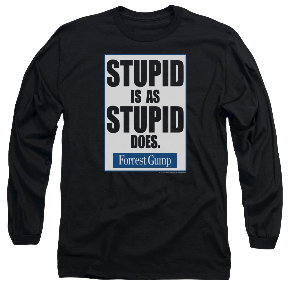 Forrest Gump Stupid Is - Men's Long Sleeve T-Shirt Men's Long Sleeve T-Shirt Forrest Gump